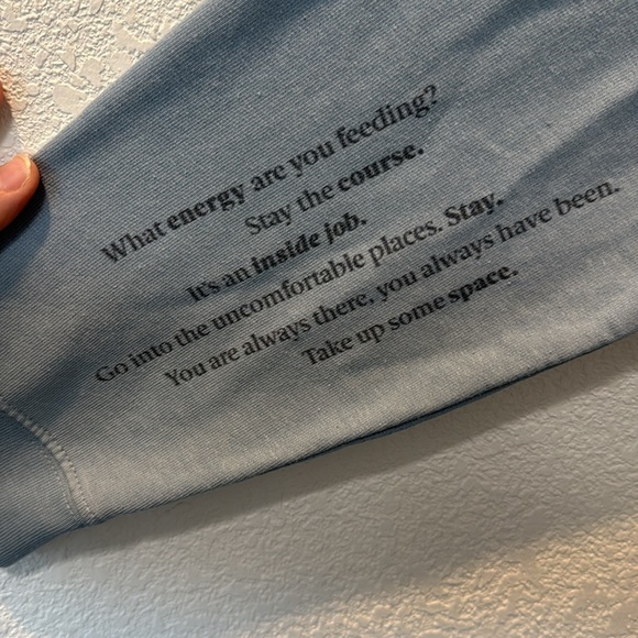 The Class: Blue long sleeve sweatshirt - Picture 3 of 5